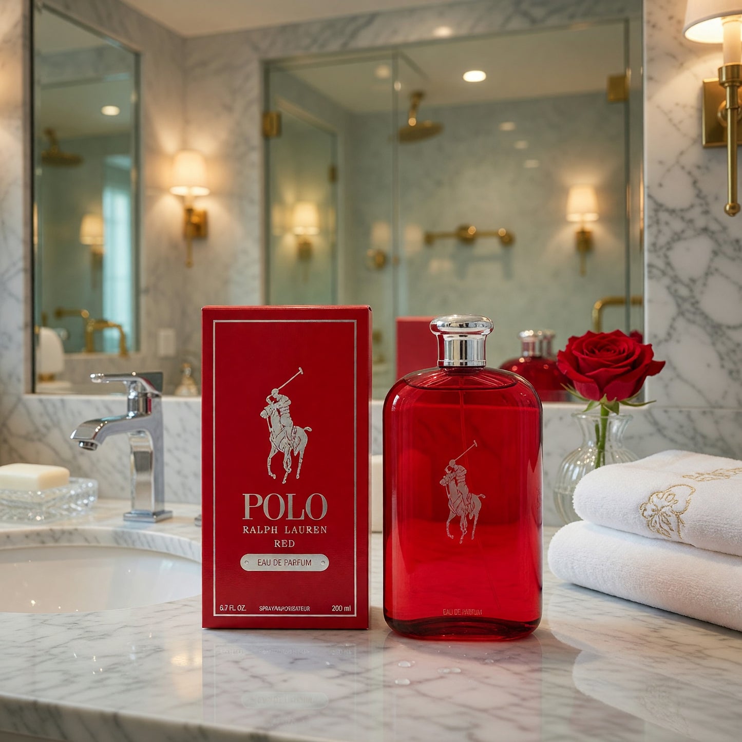 Polo Red by Ralph Lauren, 6.7 oz EDP Spray for Men