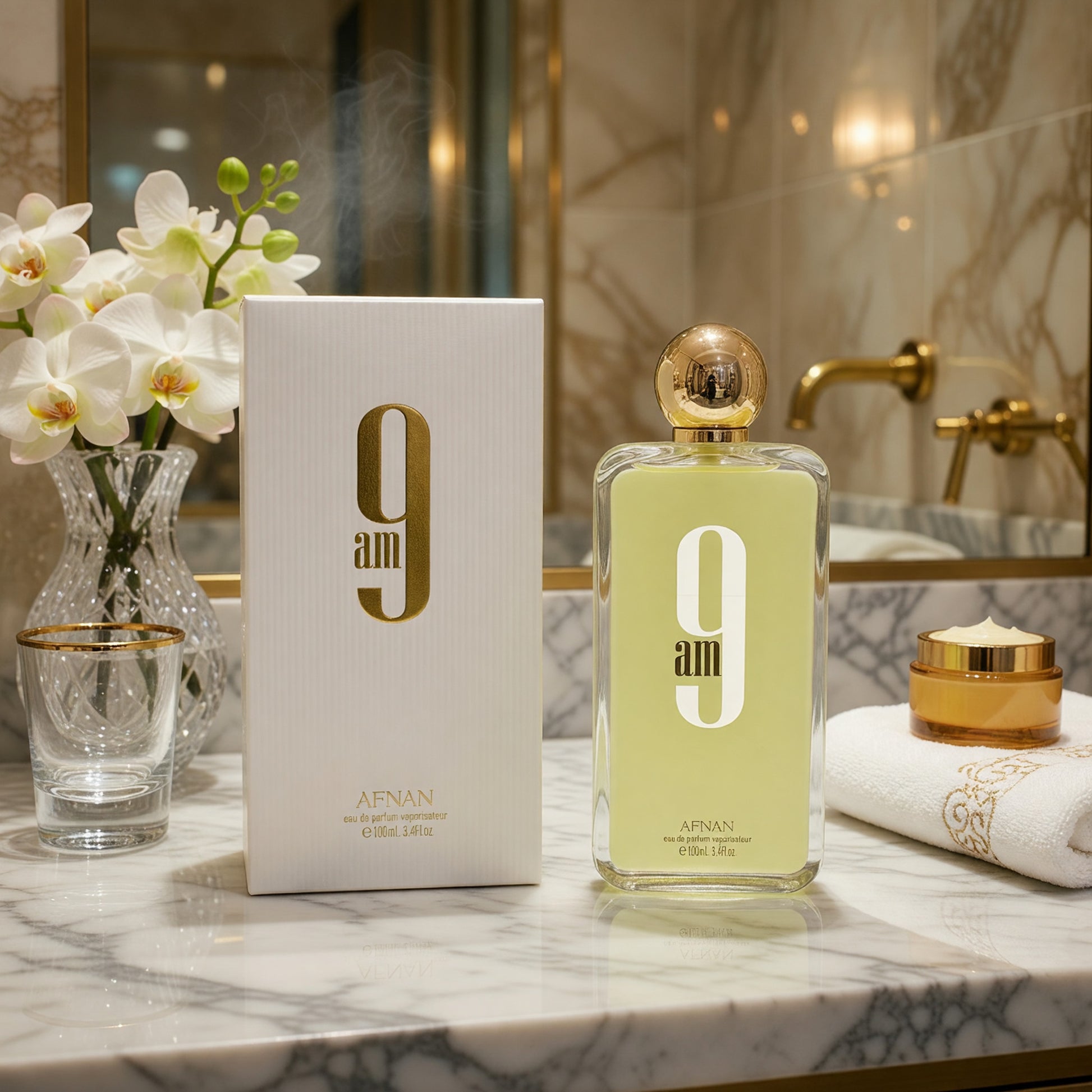 9 AM by Afnan, 3.4 oz EDP Spray for Men