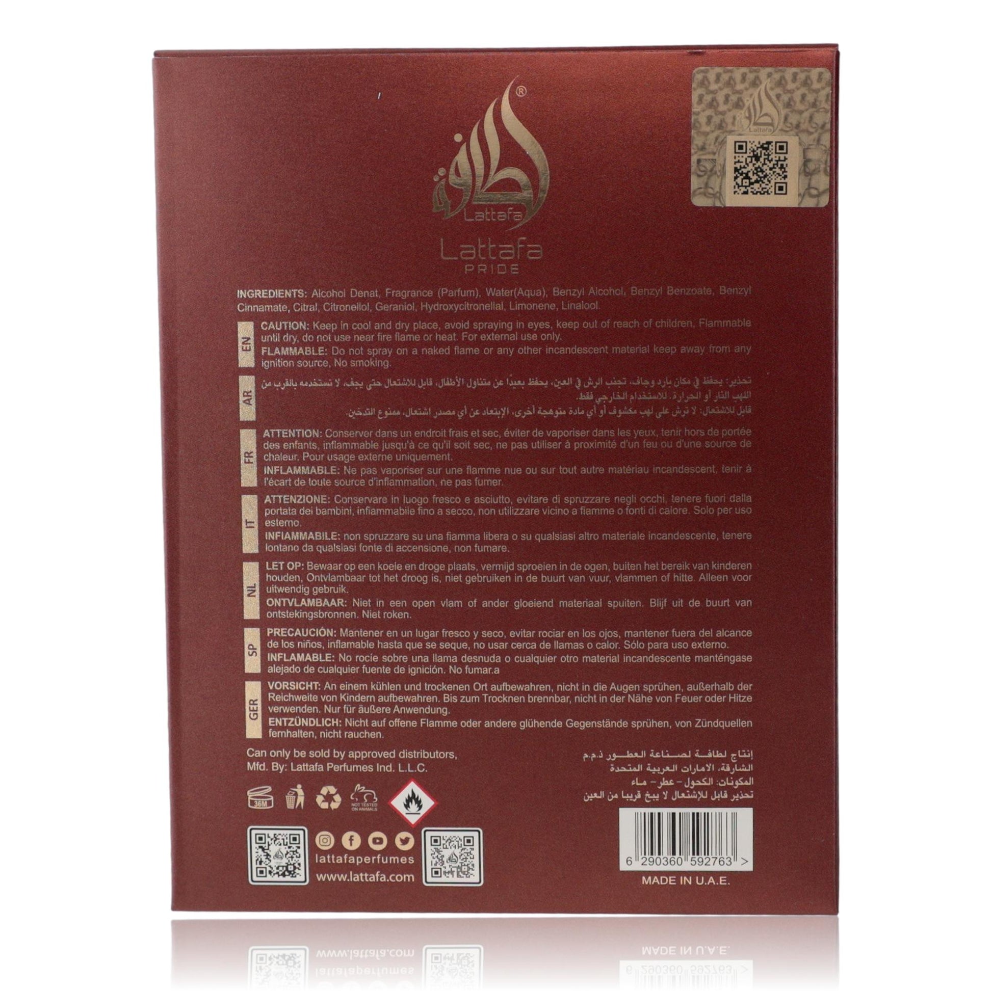 Art of Wood by Lattafa, 3.4 oz EDP Spray for Unisex