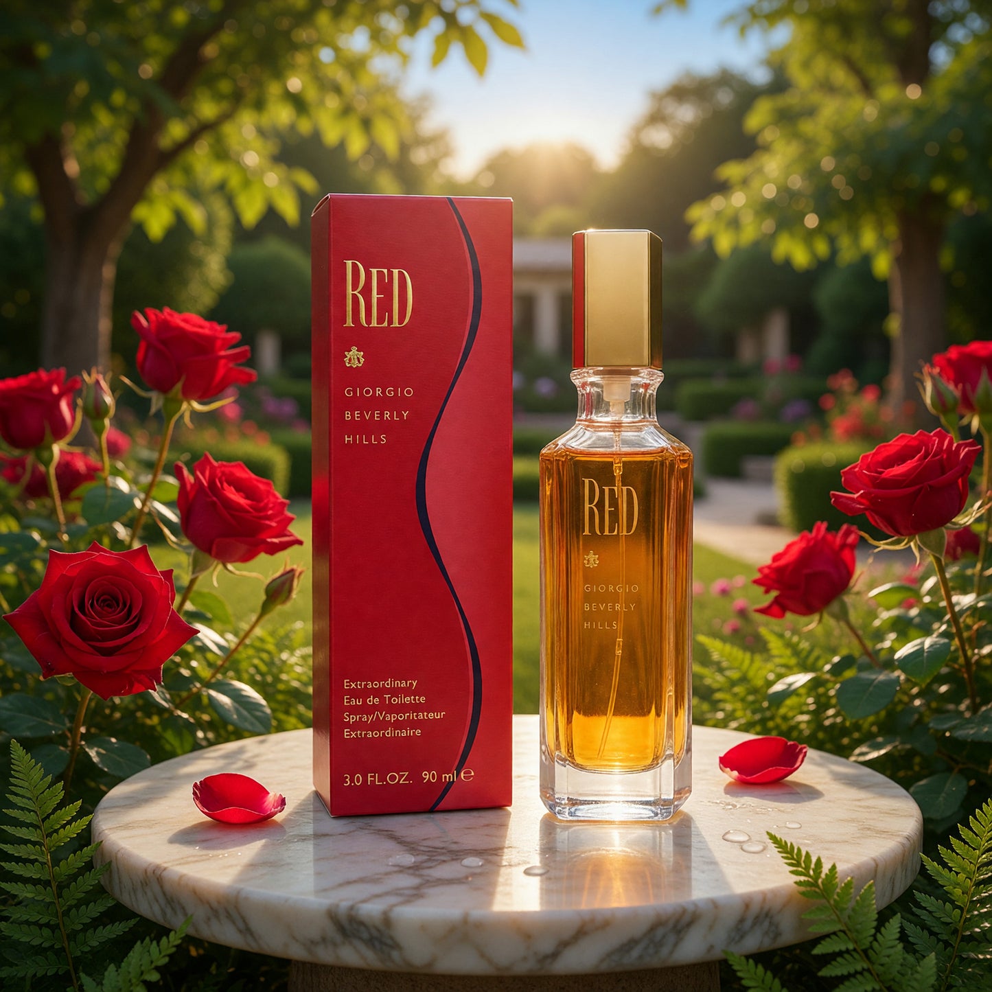 Red by Beverly Hills, 3 oz EDT Spray for Women