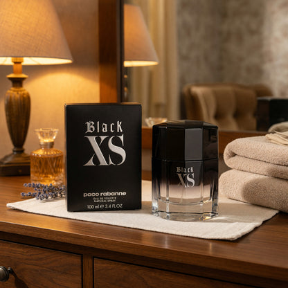Black XS by Paco Rabanne, 3.4 oz EDT Spray for Men