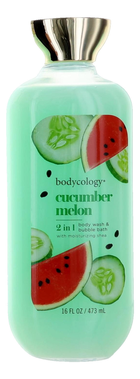 Cucumber Melon by Bodycology, 3 Pack 16oz 2 in 1 Body Wash & Bubble Bath women
