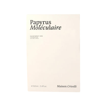 Papyrus Moléculaire by Maison Crivelli, 3.4 oz EDP Spray for Unisex