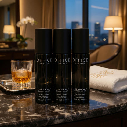 Office by Fragrance One, 3 piece Deodorant Spray for Men