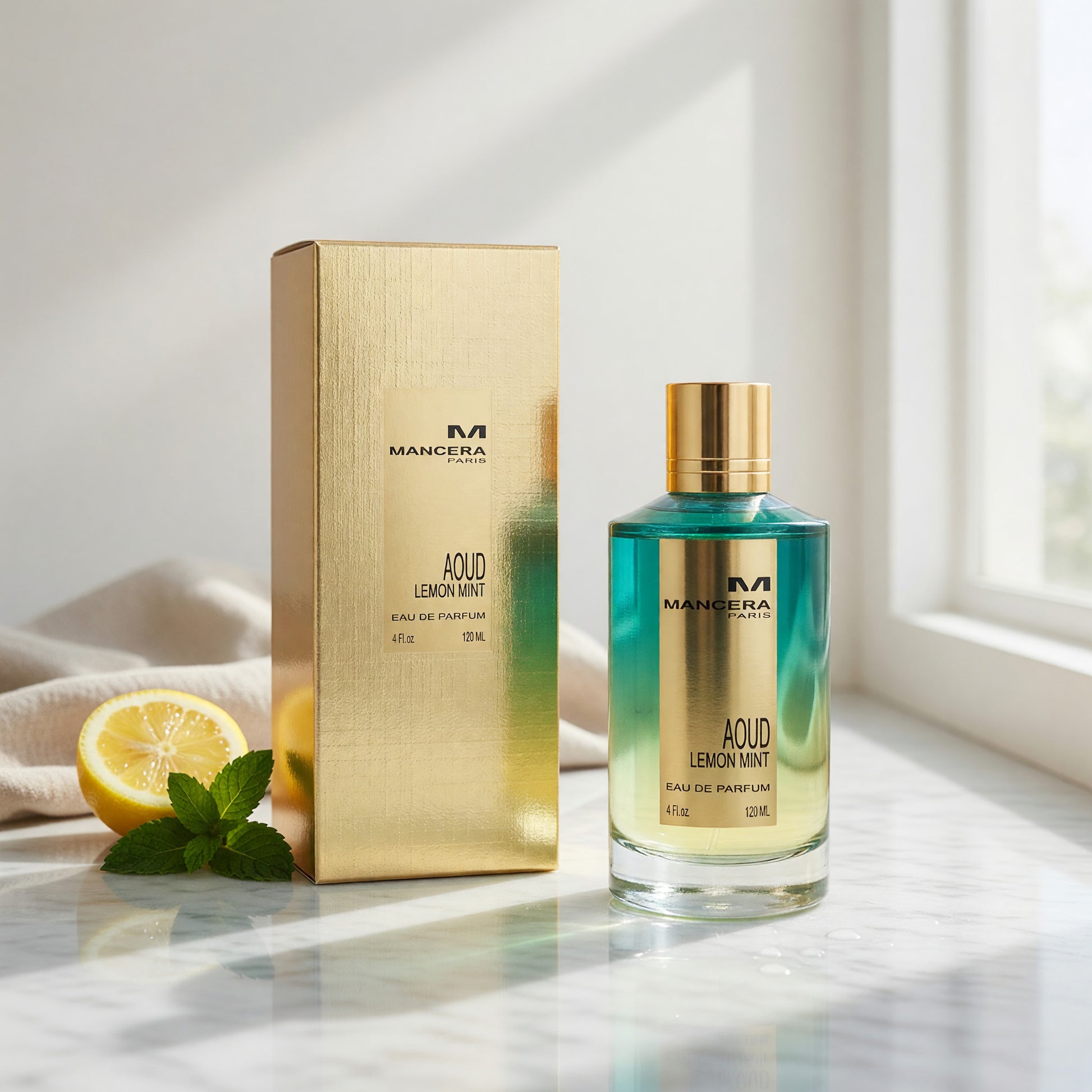 Mancera Aoud Lemon Mint by Mancera, 4 oz EDP Spray For Unisex