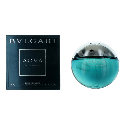 Aqva Pour Homme by Bvlgari, 1.7 oz EDT Spray for Men