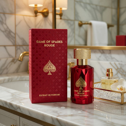 Game of Spades Rouge Extrait by Jo Milano, 1.0oz Parfum Spray for Unisex