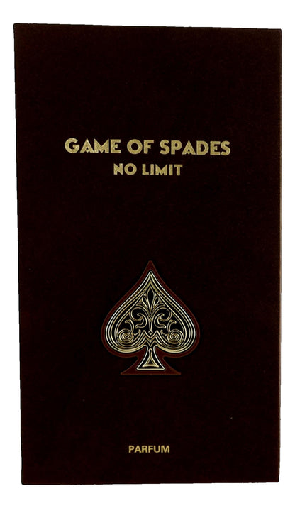 Game of Spades No Limit by Jo Milano, 3.4 oz Parfum Spray for Unisex