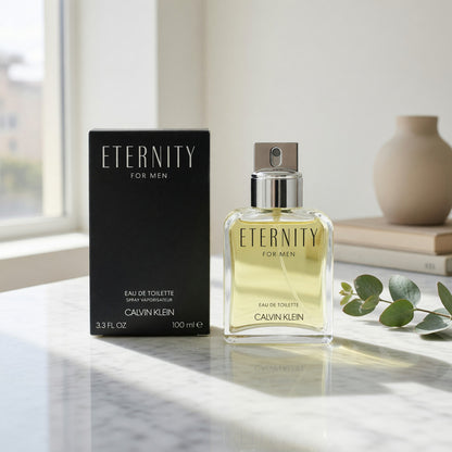 Eternity by Calvin Klein, 3.3 oz EDT Spray for Men