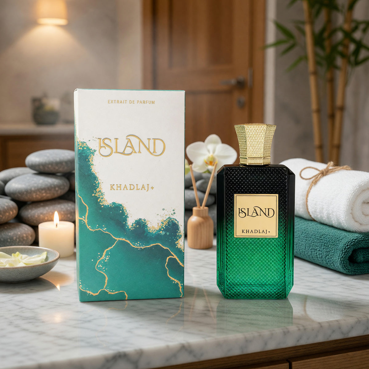Island by Al Khadlaj, 3.4 oz Extrait De Parfum Spray for Unisex