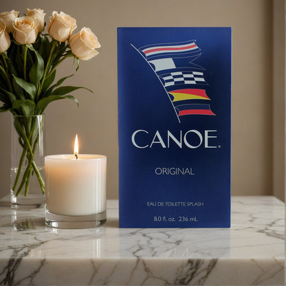 Canoe by Dana, 8 oz EDT Splash for Men