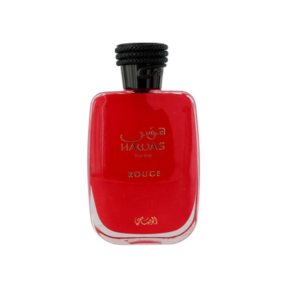 Hawas Rouge by Rasasi, 3.38 oz EDP Spray for Women