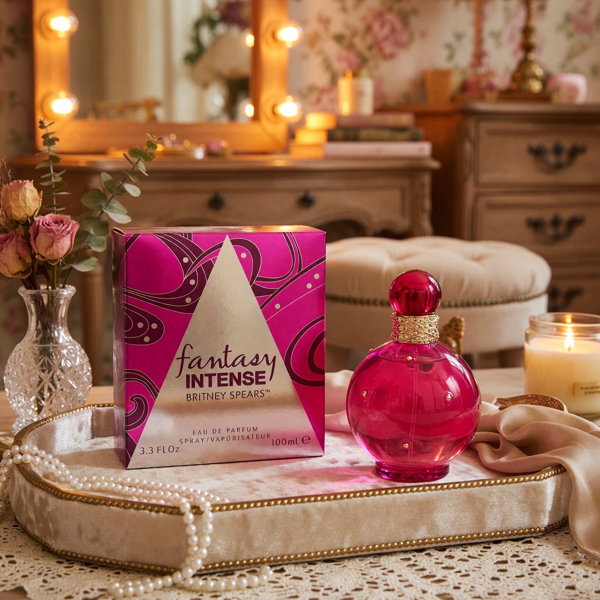 Fantasy Intense by Britney Spears, 3.4 oz EDP Spray for Women