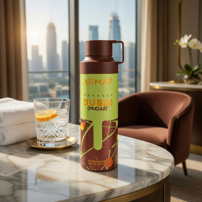 Odyssey Dubai Chocolate By Armaf, 6.8 oz Body Spray For Men