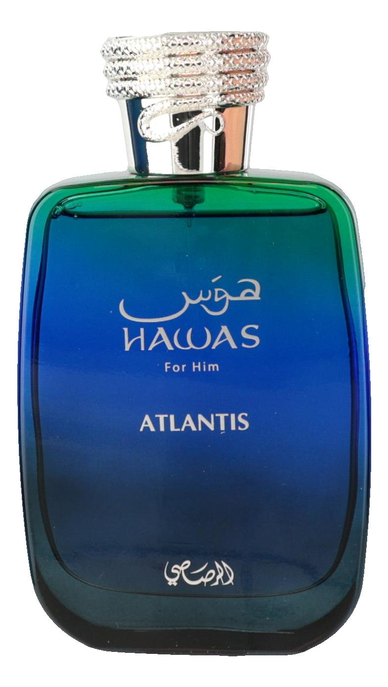 Hawas Atlantis by Rasasi, 3.3 oz EDP spray for Men 