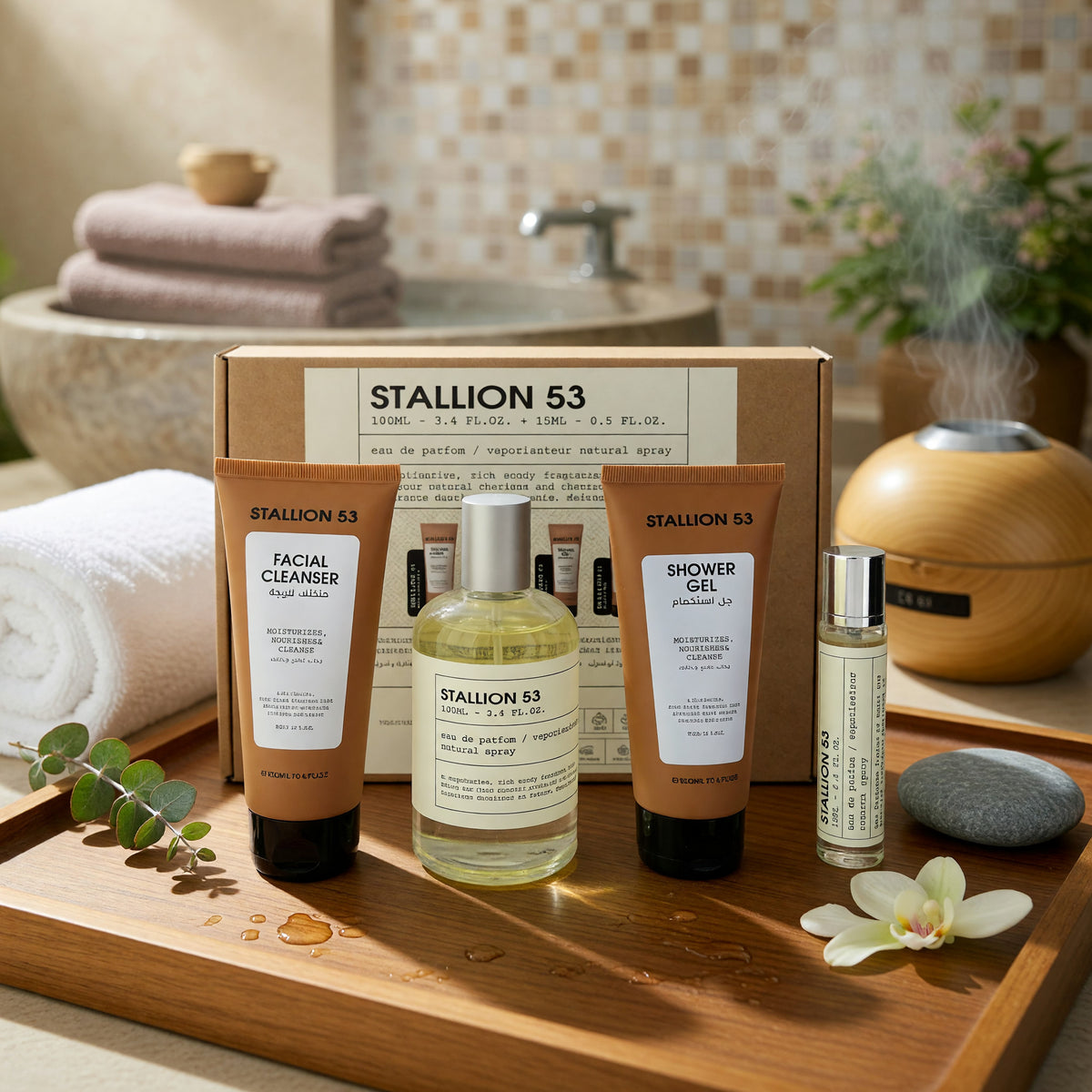 Stallion 53 by Emper, 4 Piece Gift Set for Unisex