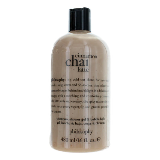 Cinnamon Chai Latte, 16oz Shampoo, Shower Gel and Bubble Bath women