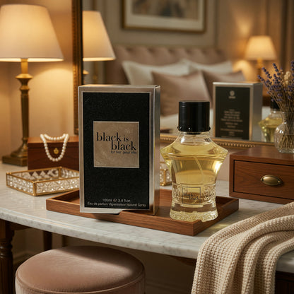 Black is Black for Her by NuParfums, 3.4 oz EDP Spray for Women