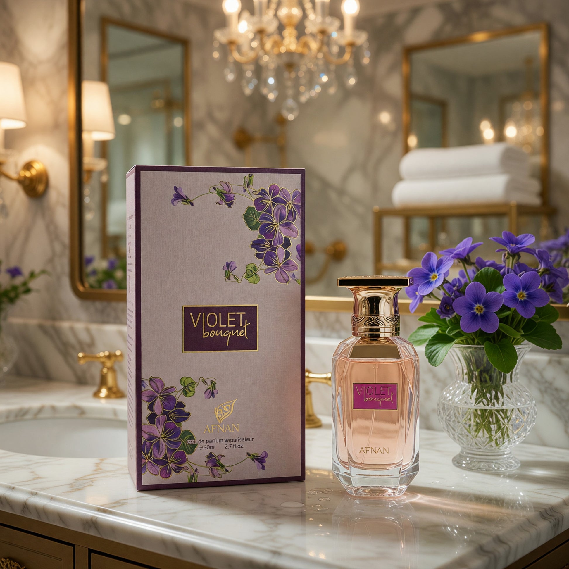 Violet Bouquet by Afnan, 2.7 oz EDP Spray for Women