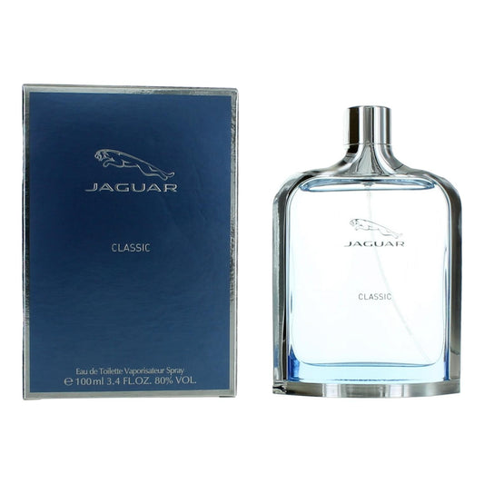 Jaguar Classic Blue by Jaguar, 3.4 oz EDT Spray for Men