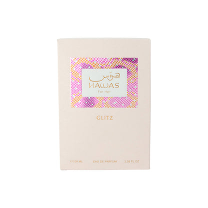 Hawas Glitz by Rasasi, 3.3 oz EDP Spray for Women