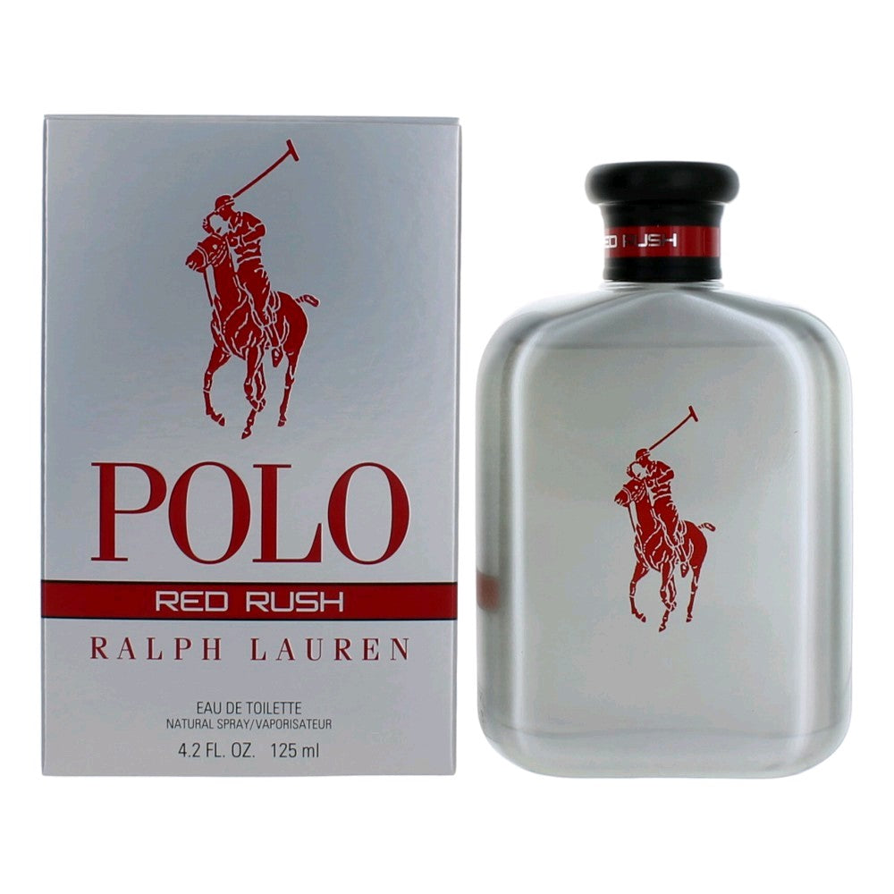 Polo Red Rush by Ralph Lauren, 4.2 oz EDT Spray for Men