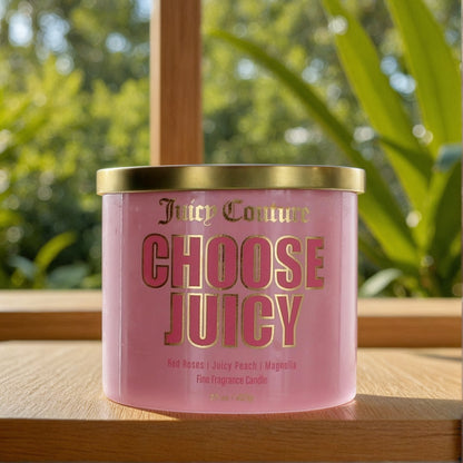 Juicy Couture 14.5 oz Soy Wax Blend 3 Wick Candle - Choose Juicy