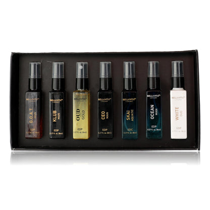 Bellavita Discovery Set by Bellavita, 7 Piece Set for Men