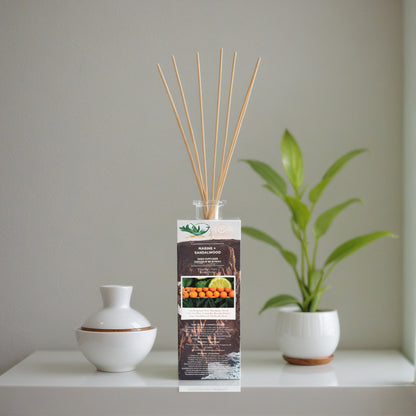 Marine+Sandalwood by Nautica,  4 oz Reed Diffuser - Marine+Sandalwood