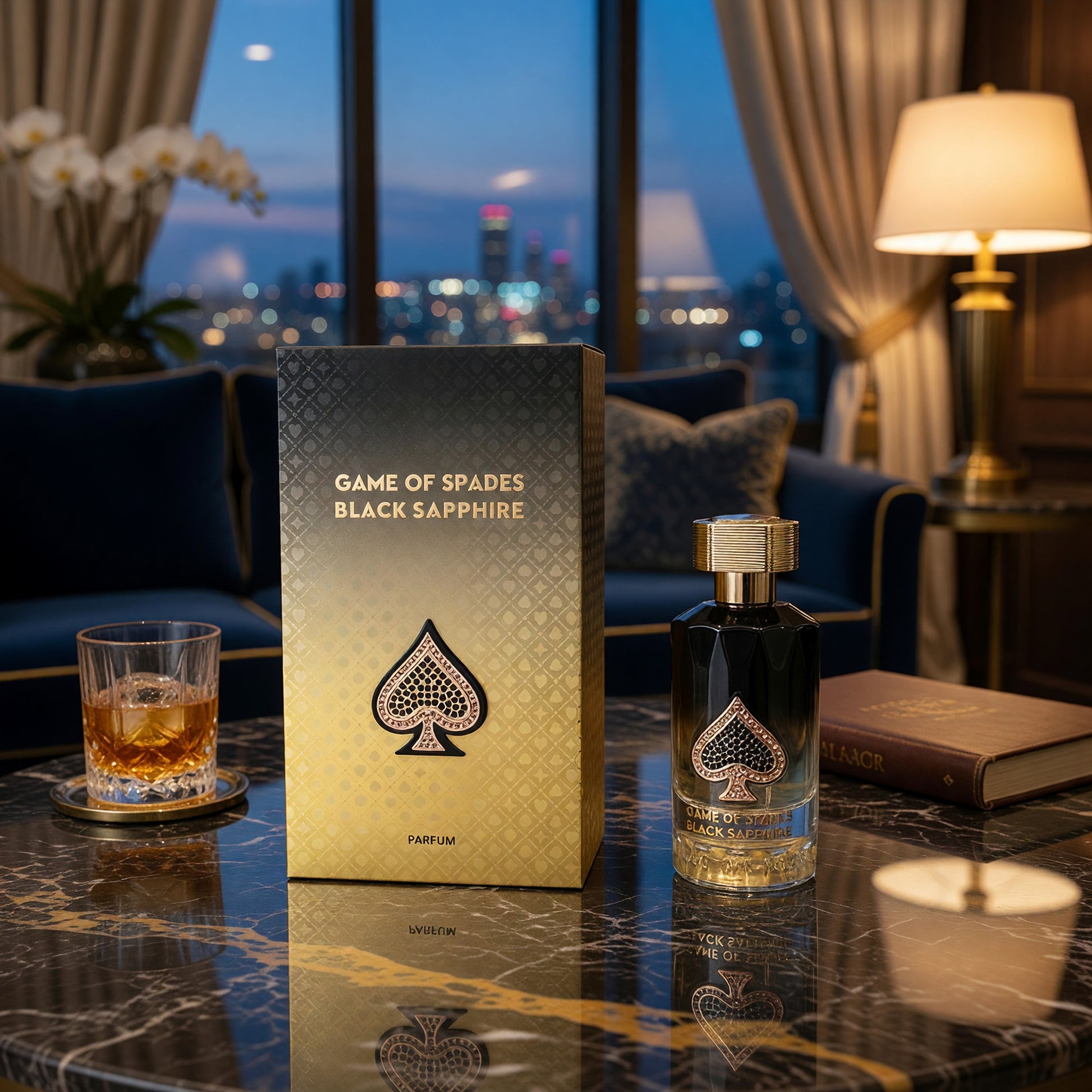 Game of Spades Black Sapphire by Jo Milano, 3.0 oz Parfum for Unisex 