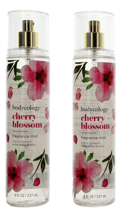 Cherry Blossom by Bodycology, 4 Pack 8 oz Fragrance Mist for Women