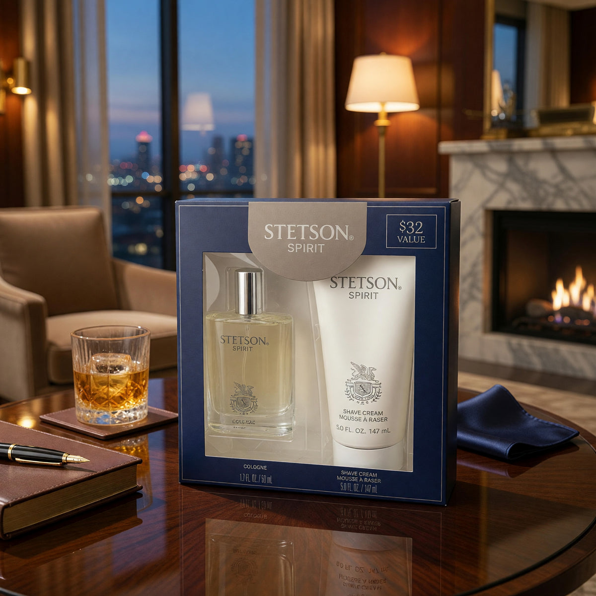  Stetson Spirit by Coty, 2 Piece Set for Men