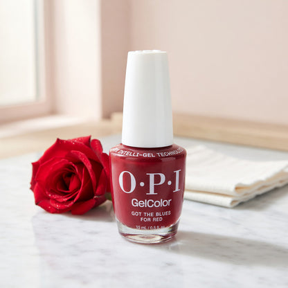 OPI Gel Nail Polish by OPI, 0.5 oz Gel Color - Got the Blues for Red - Got the Blues for Red