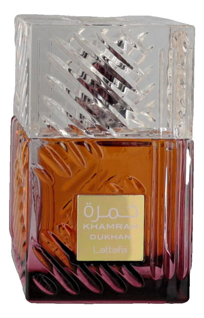 Lattafa Khamrah Dukhan by Lattafa, 3.4 oz EDP Spray for Unisex 