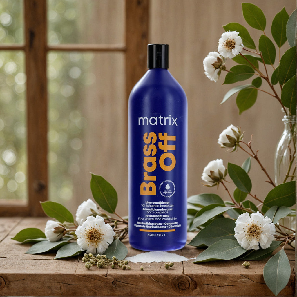 Brass Off by Matrix, 1 Liter Blue Conditioner