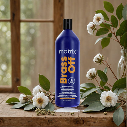 Brass Off by Matrix, 1 Liter Blue Conditioner