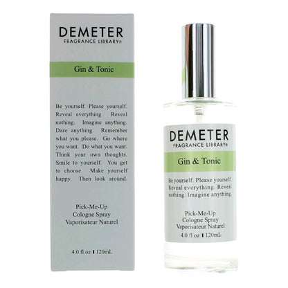 Gin & Tonic by Demeter, 4 oz Cologne Spray for Unisex