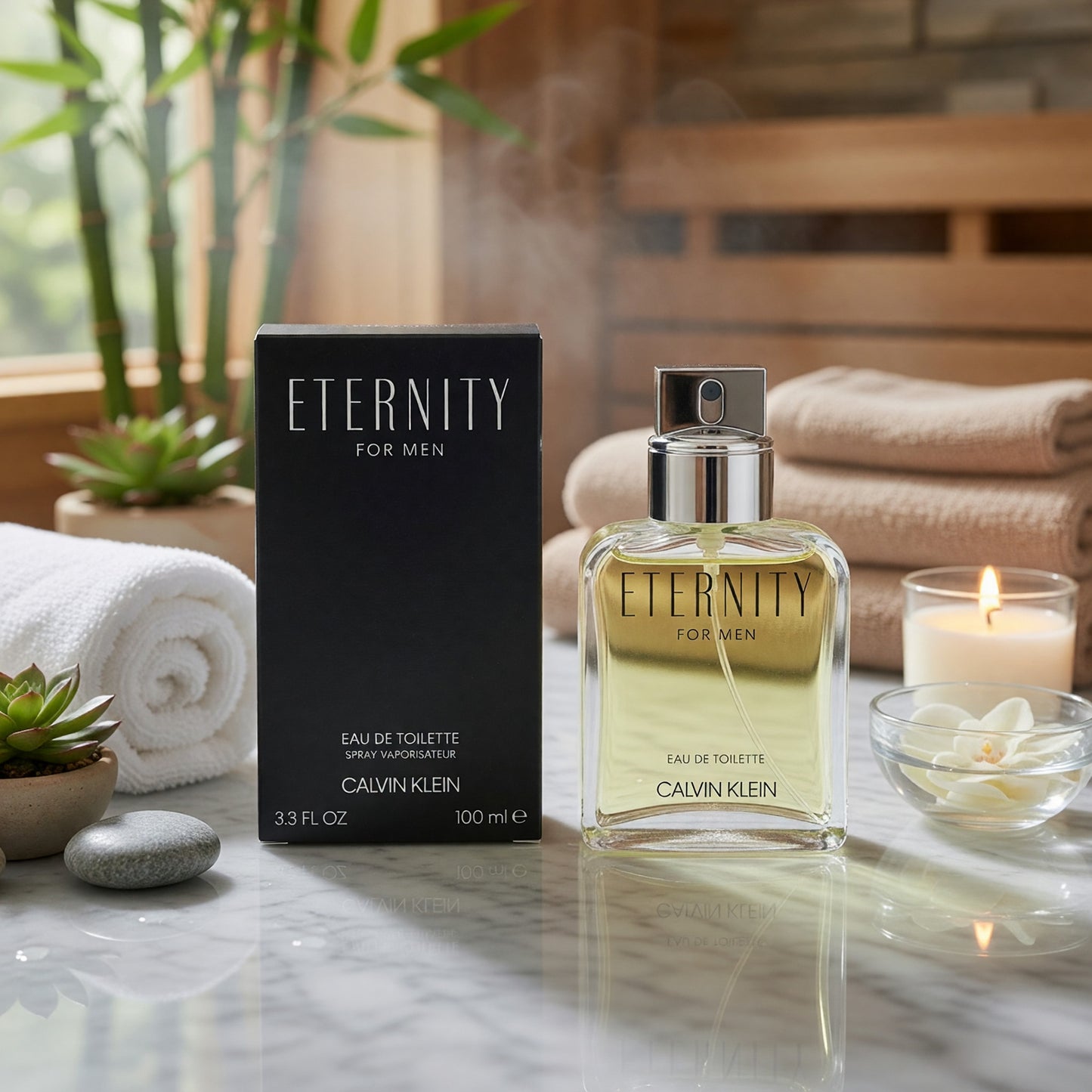 Eternity by Calvin Klein, 3.3 oz EDT Spray for Men