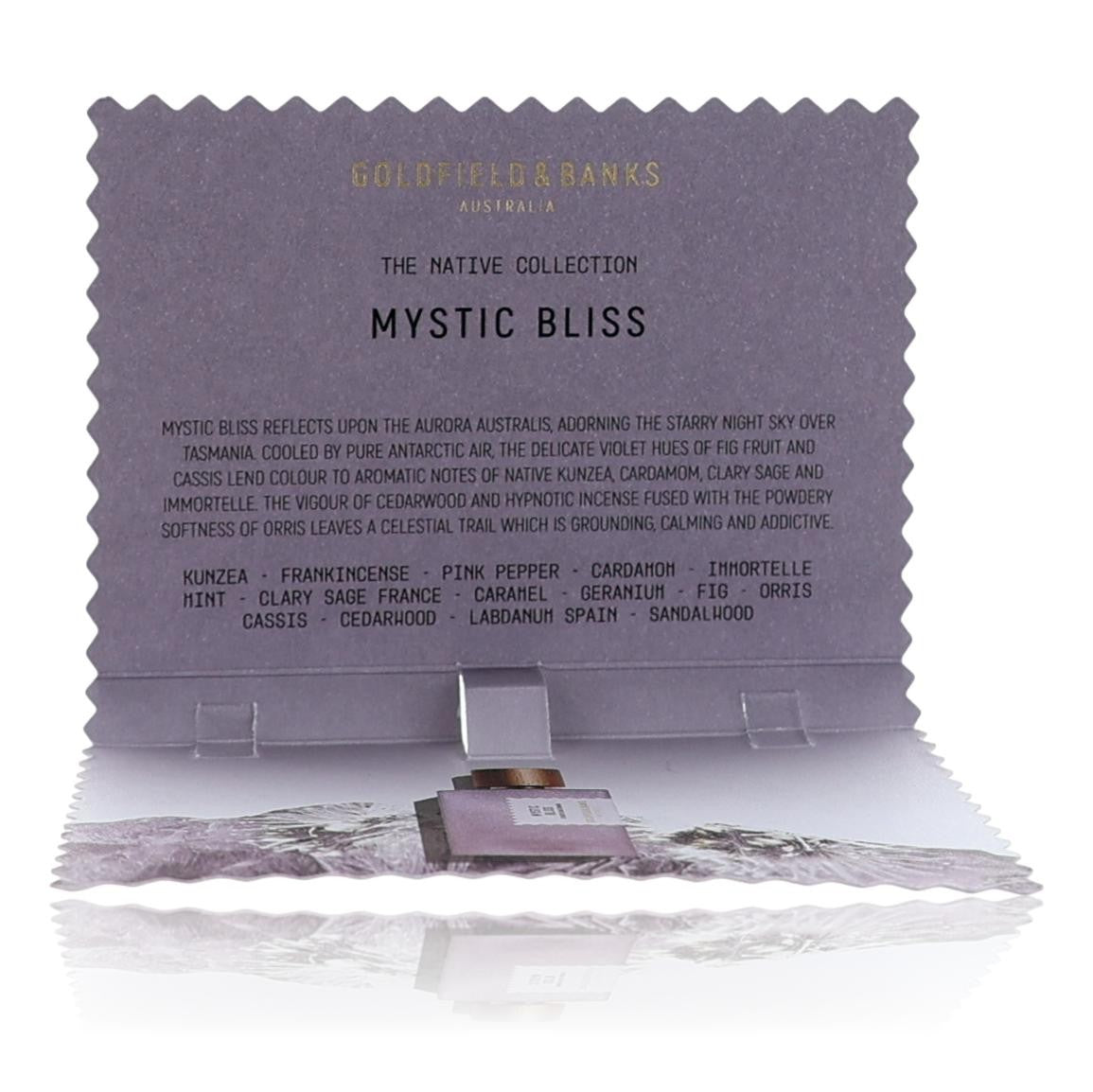 Mystic Bliss by Goldfield & Banks, 0.06oz Perfume Spray for Unisex Sample 