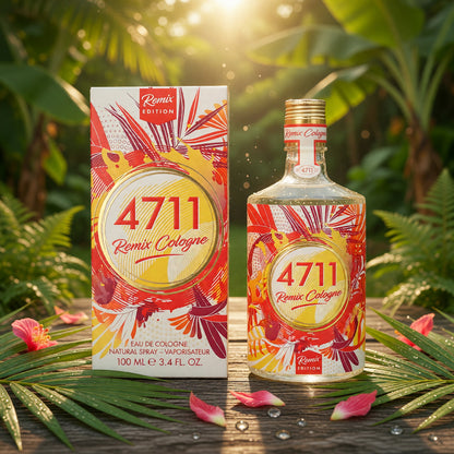 4711 Remix Paradise by Muelhens, 3.4oz Eau de Cologne Spray for Unisex