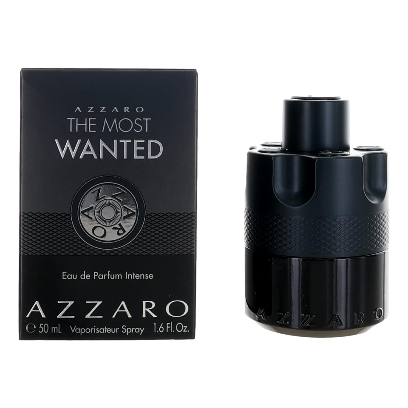 Azzaro The Most Wanted by Azzaro, 1.6 oz EDP Intense Spray for Men