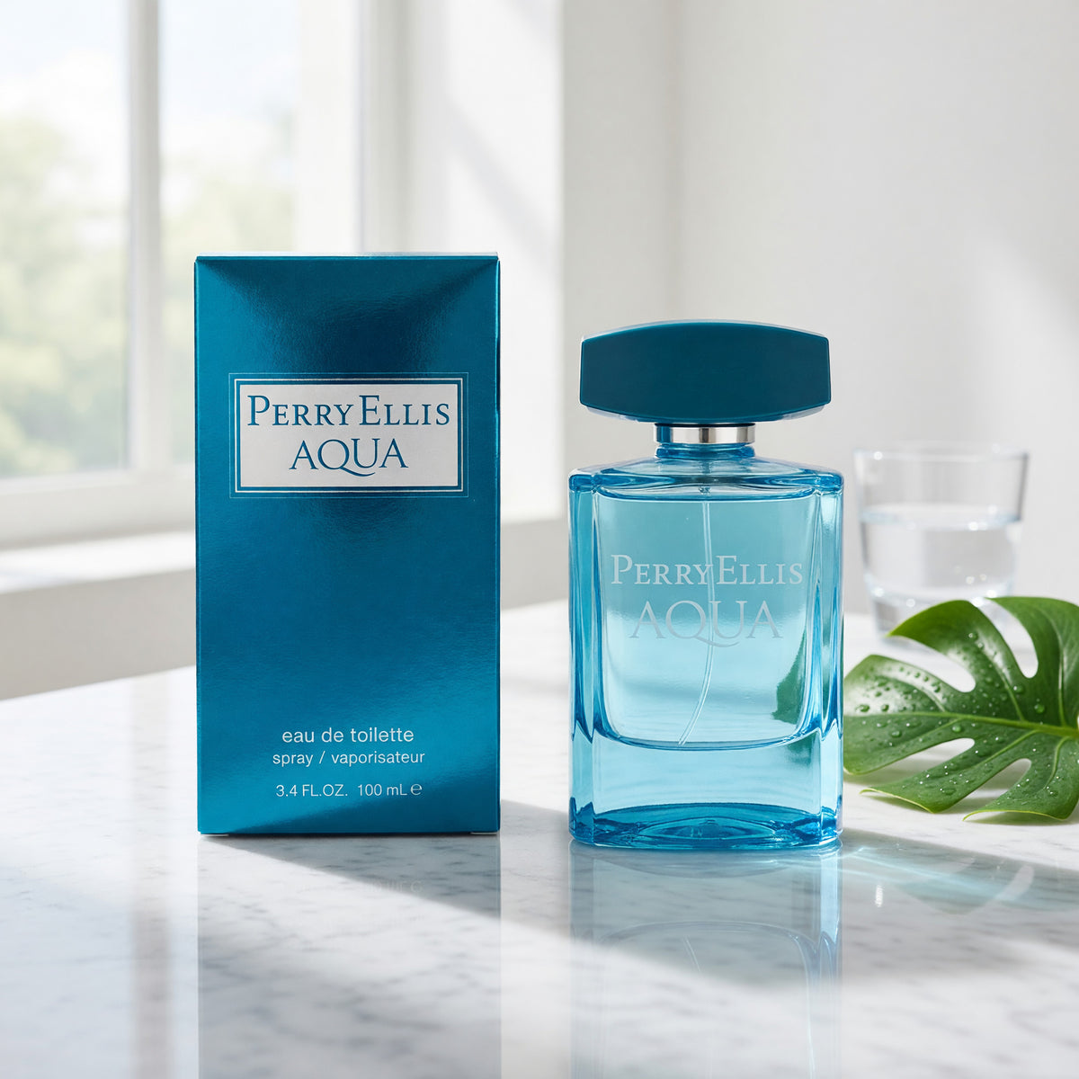 Perry Ellis Aqua by Perry Ellis, 3.4 oz EDT Spray for Men