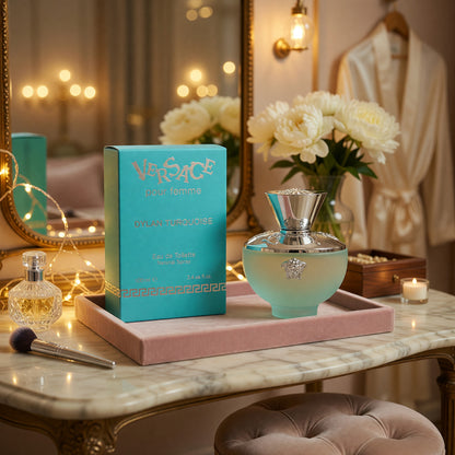Versace Dylan Turquoise by Versace, 3.4 oz EDT Spray for Women