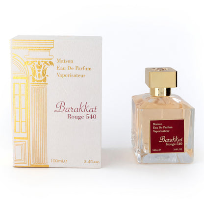 Barakkat Rouge 540 by Fragrance World, 3.4 oz EDP Spray for Unisex