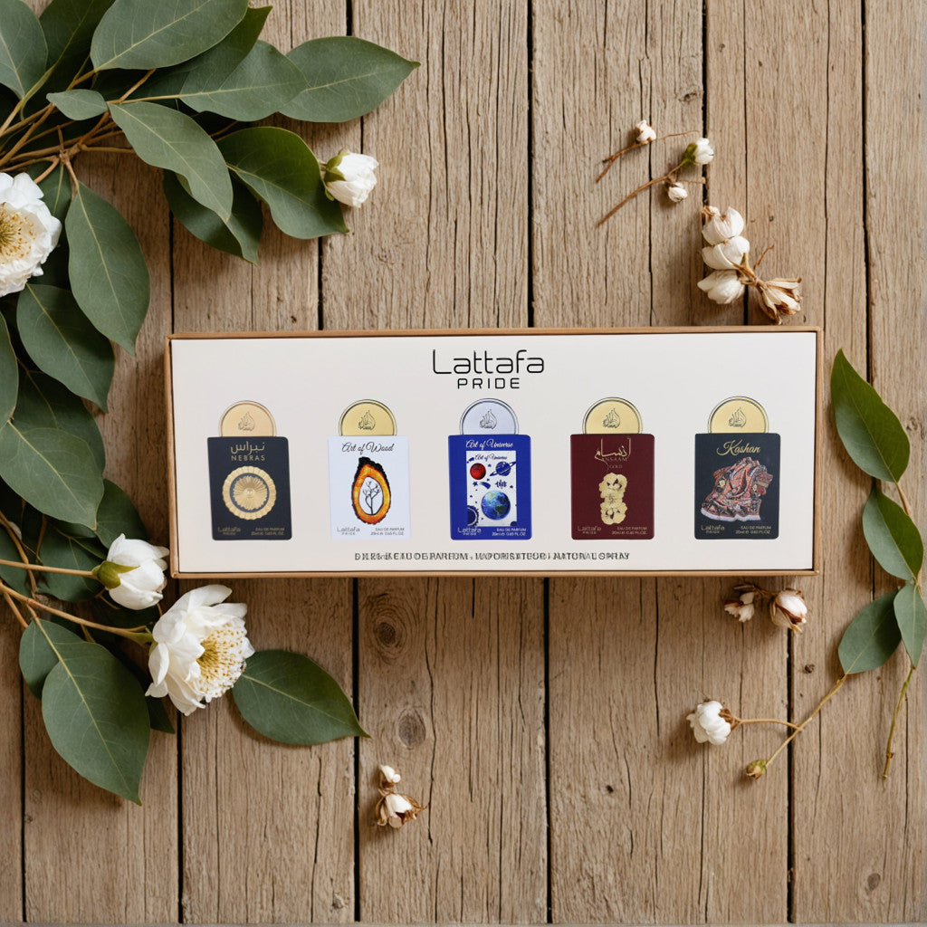 Lattafa Pride Collection No.3 by Lattafa, 5 Piece Miniature Set for Unisex