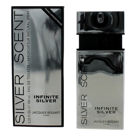 Silver Scent Infinite Silver by Jacques Bogart, 3.33 oz EDT for Men