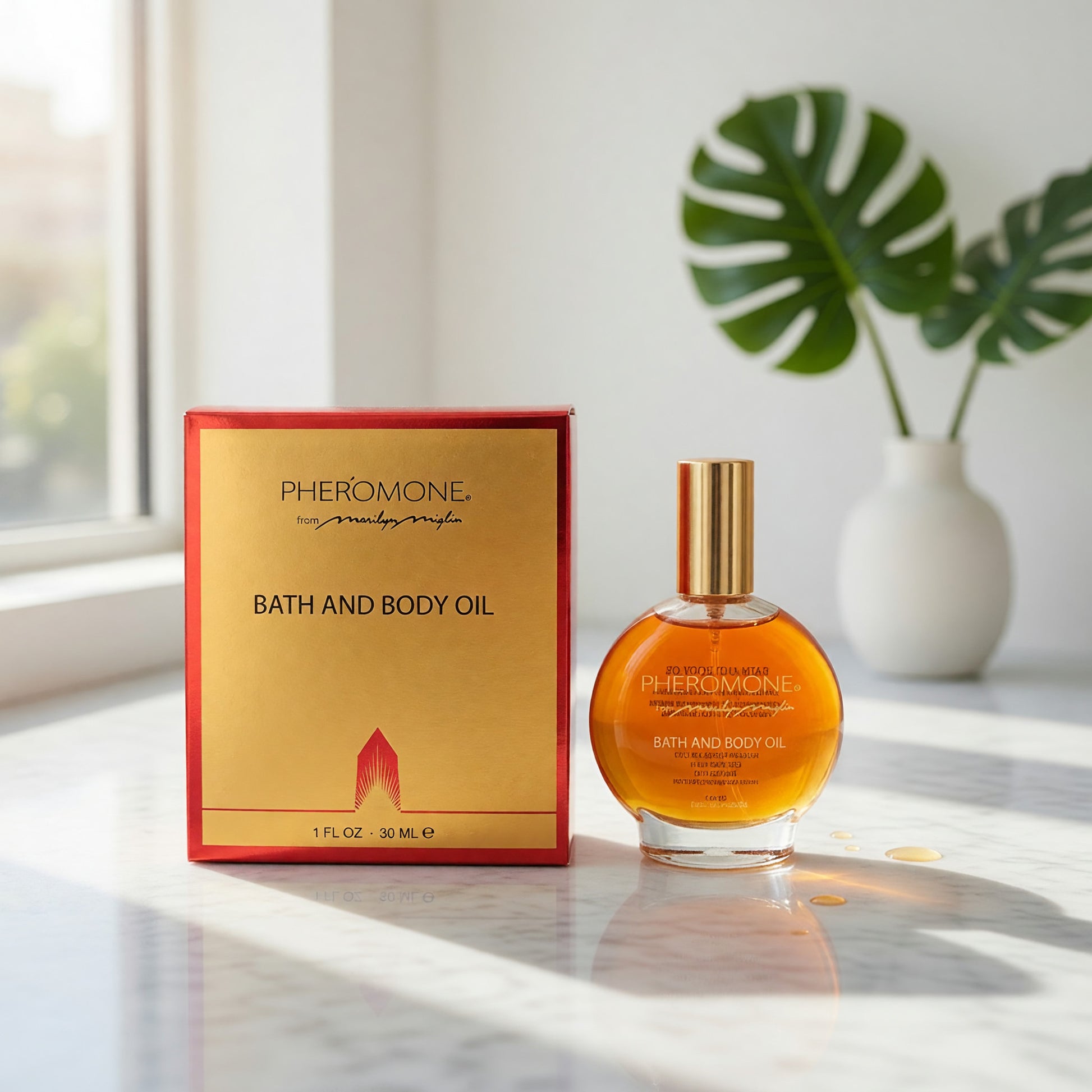 Pheromone by Marilyn Miglin, 1 oz Bath & Body Oil for Women