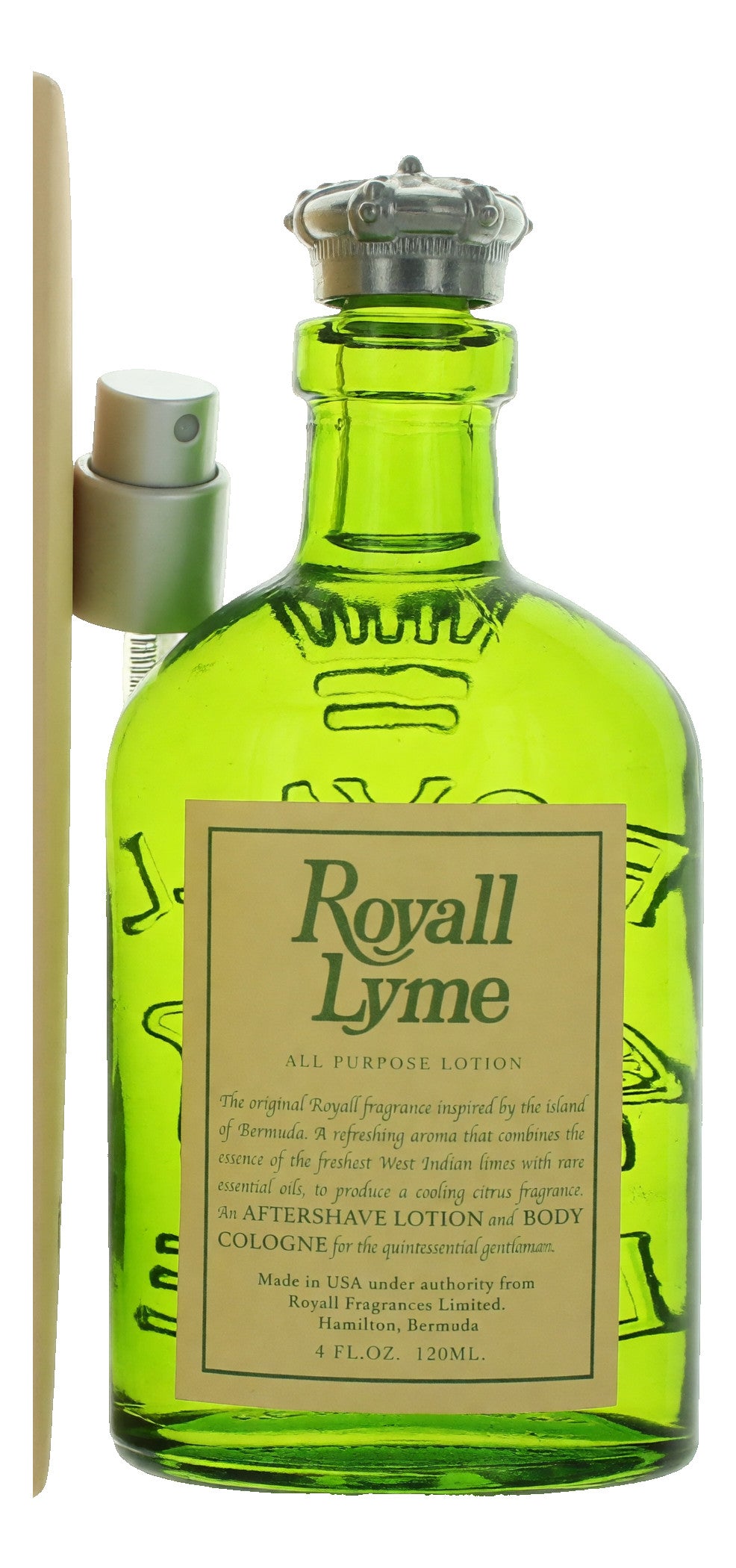 Royall Lyme by Royall Fragrances, 4oz All Purpose Lotion Spray men