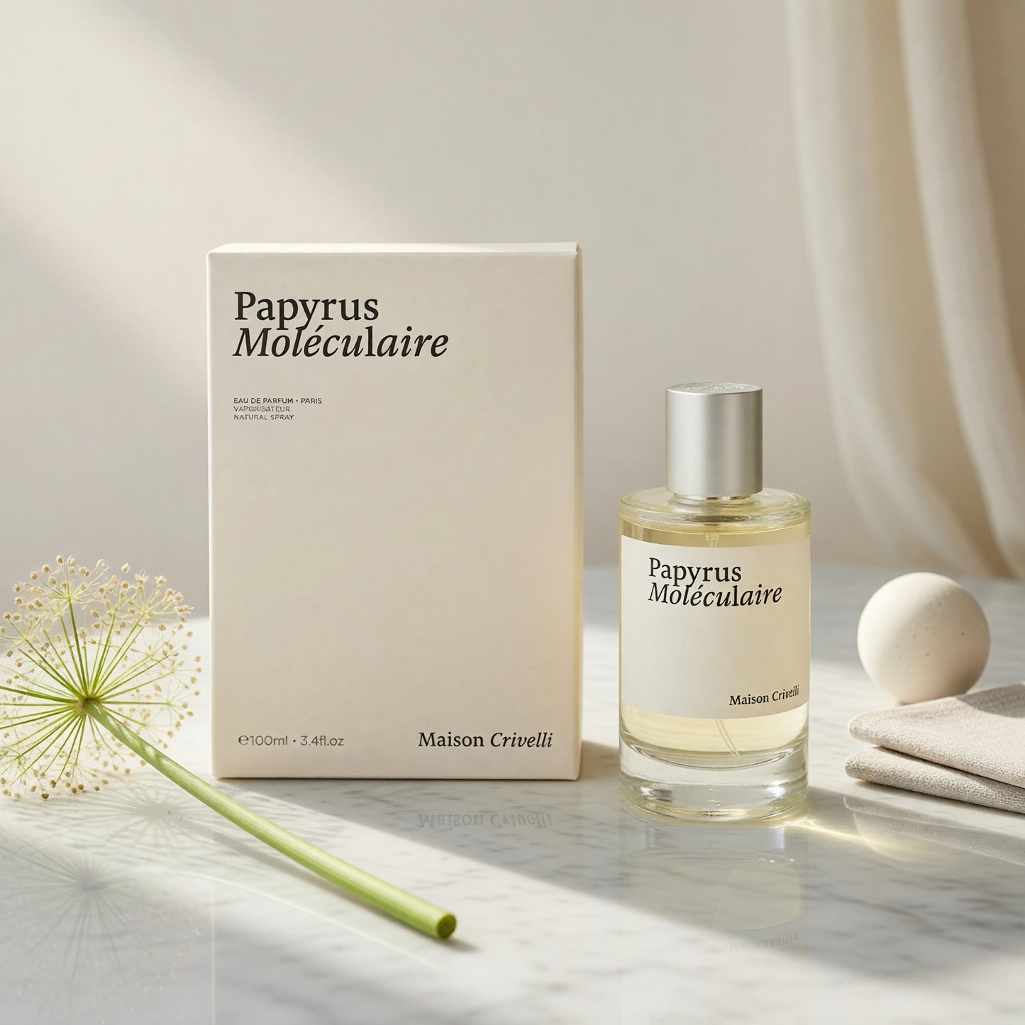 Papyrus Moléculaire by Maison Crivelli, 3.4 oz EDP Spray for Unisex