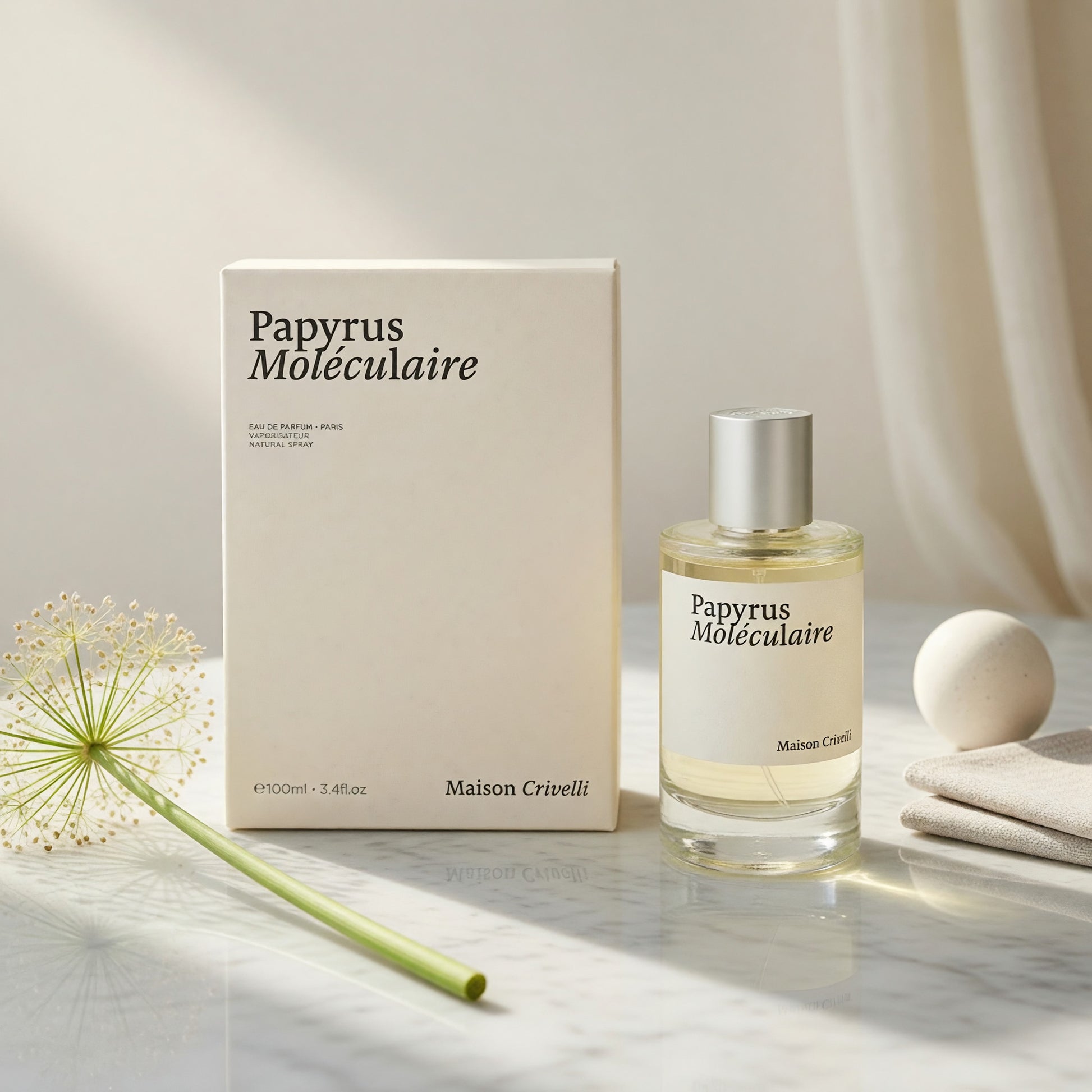 Papyrus Moléculaire by Maison Crivelli, 3.4 oz EDP Spray for Unisex